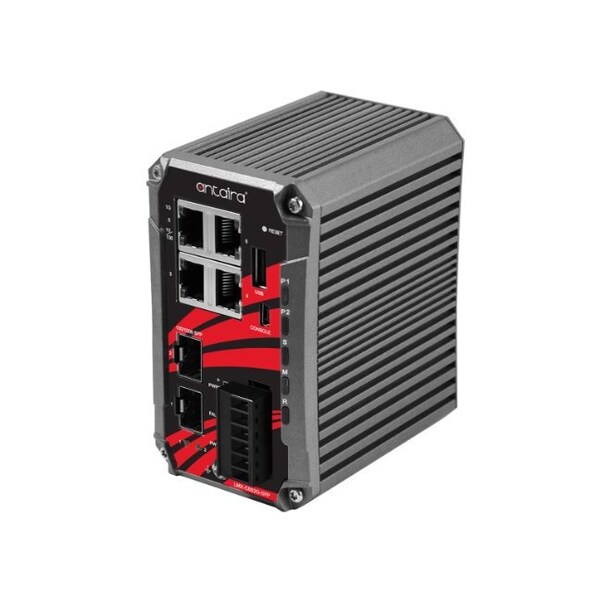 6-Port Industrial Compact Gigabit Light Layer 3 Managed Ethernet Switch